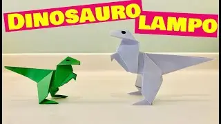 Dinosauro Origami di carta | - fai da te dyi