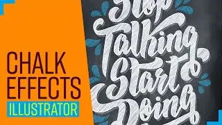 How to Create a Chalk Text Effect in Illustrator
