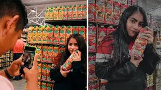 📷😱 Sesion de FOTOS con MOVIL en un SUPERMERCADO