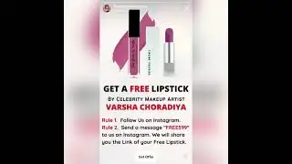 Free sample products in India
free beauty products
free lipstick in india