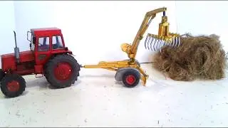 Cruger Agromodels,  как сделать погрузчик из бумаги.