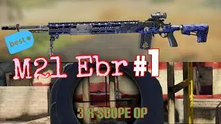 M21 Ebr Sniper Rifle  with 3 x sxope is really satisfying(Cod mobile)