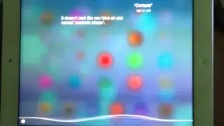 Siri Won't Open Apps IOS7