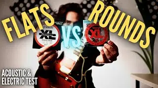 Flatwound vs Roundwound Strings on an Archtop Jazz Guitar | Acoustic & Electric Test