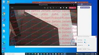Display Watermark on Webcam Video Screen