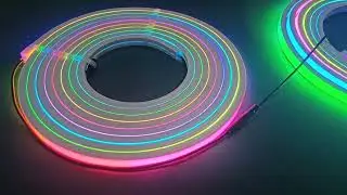 Full color rgbic neon strip light #neon #fullcolor #neonstrip #ledstrip