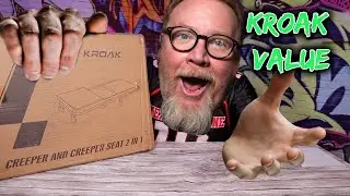 KROAK 36 Inches Adjustable Rolling 2 in 1 Z Creeper Seat Review