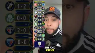 Simulando a vigésima quarta rodada do Brasileirão 2024 #shorts #futebol