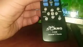 Setting up the Stang f-2100 universal remote control using a KIVI TV as an example