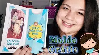 Caixa Para Foto Imã e Barra de Chocolate | Molde Grátis 