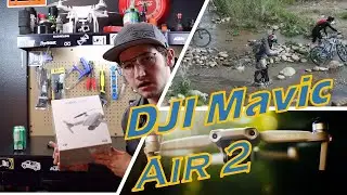 DJI MAVIC AIR 2 UNBOXING AND FOOTAGE! (ACTIVE TRACK)