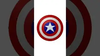 captain America shield design in Solidworks #shorts