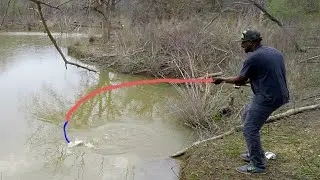 THE CRAPPIE ARE IN THE CREEK!!