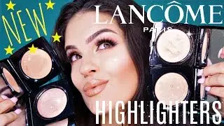 NEW LANCOME DUAL FINISH HIGHLIGHTERS REVIEW & FIRST IMPRESSION & SWATCHES | Julia Salvia