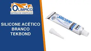 Silicone Acético Branco Tekbond - 🔶 Materiais de Construção Olimpico 🔷