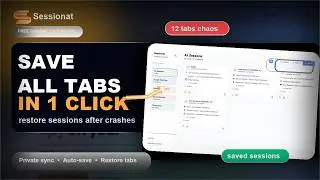 Best Chrome Tab Manager for Saving & Restoring Browser Sessions
