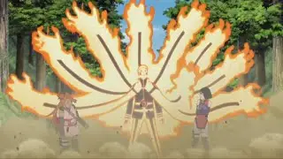 NARUTO UZUMAKI FIGHTS AGAINST SHIN UCHIHA AFTER RESCUING SARADA AND CHOCHO