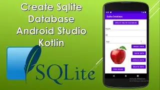 How to create multiple Tables in a database Sqlite Android Tutorial KOTLIN 2024