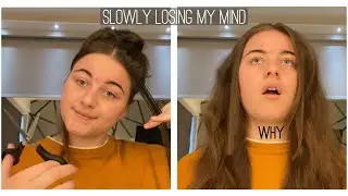 CUTTING MY OWN BANGS | NOT AN APRIL FOOLS
