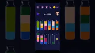 Get Color Water Sort Puzzle Level 991 to Level 995