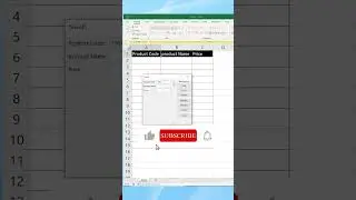 data entry in excel  | how to enter data in excel | 