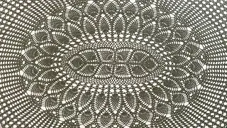 Crocheted tablecloth, Elena, part 3 of 6