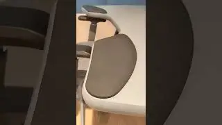 Компьютерный стол в стильном сером цвете. Скандинавский стиль.