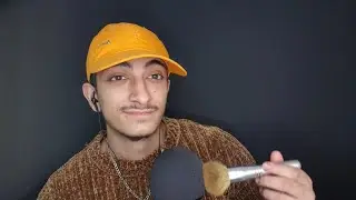 [ASMR] brushing, tapping and mouth sounds with RAIN sounds!