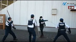 Kurayoshi Police Station conducts anti-terrorism drill to prepare for unforeseen circumstances th...