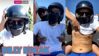 Kocak !! Billy Syaputra naik motor boncengan sambil Live Ig