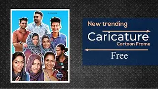 New Trending Caricature frame photo editing | ✌🏻🤩🤩 #trending