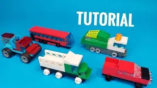 Lego vehicles tutorial PART 6