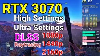 Dying Light 2 | RTX 3070 | Ryzen 5 5600X | DLSS + Raytracing | 1080p/1440p/2160p