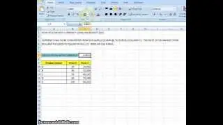 00004 - How To Convert Currency Using Microsoft Excel