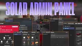 [ESX] | ESX Solar Admin Panel – Advanced In-Game Admin & Player Management | FiveM Script