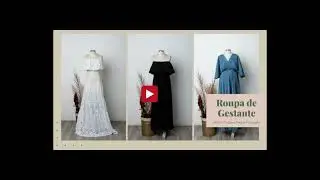 Clipe roupa ensaio gestante 15s