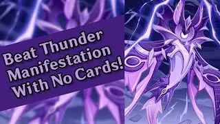 Beat Thunder Manifestation Without Using Any Card - Genshin Impact TCG