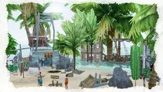 ⚓️🌴 SHIPWRECK COVE 🌴⚓️ || The Sims 4: Speed Build // ISLAND LIVING // NO CC