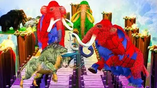 Woolly Mammoth Vs zombie  Mammoth Elephant Fight Buffalos Saved By Elephant Animal Epic Battle Fight