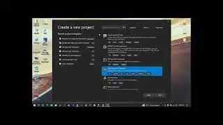 to create project in visual basic