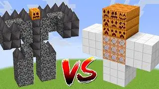ALPHA MUTANT BEDROCK GOLEM vs All New Golems - Minecraft Mob Battle