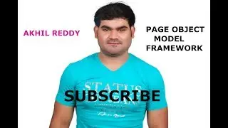 SELENIUM DATADRIVEN ,PAGE OBJECT MODEL FRAMEWORKS