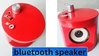 Diy mini bluetooth speaker ll Rechargeable Bluetooth speaker || How to make speaker