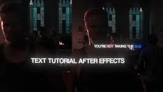 Text Tutorial For Tiktok Edits ; After Effects