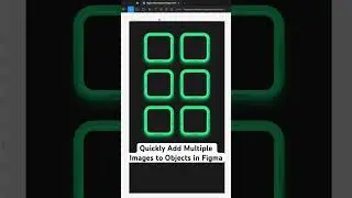 Figma UI Quickly Add Multiple Images to Objects #figma #figmatutorial #ui #figmatips