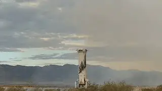Blue Origin NS-26 booster landing