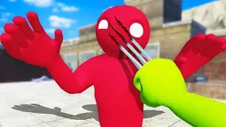 Using Modded Weapons against Gang Beasts NPC... (Bonelab Mods)