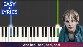 Tom Odell - Heal EASY Piano Tutorial + Lyrics