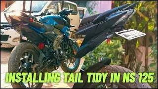 Installing Tail Tidy In Pulser Ns200|Ns125| Ns160| Tail Tidy Modifications #ns200 #ns125 #tailtidy