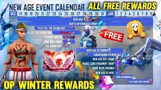 FF Winterland Calendar 2021| New Age Event All Items Review 17th December | Garena Free Fire |